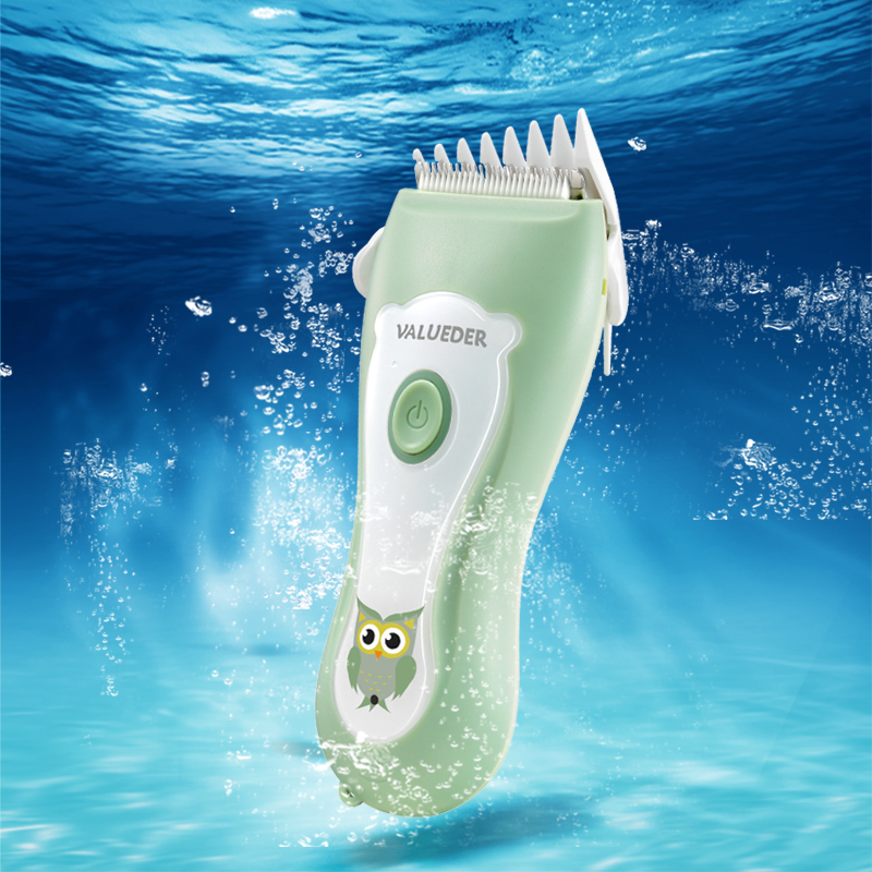 Funny Baby Hair Clipper Easy-use USB Electric Quiet Hair Trimmer Safe Rechargeable Waterproof Clippers for Children Kids