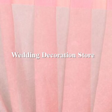 Chiffon Bogen Gardinen Tafel draussen Hochzeit Hintergrund Vorhang Zeremonie Drapieren Schleier Laube Stoff Veranstaltung Party Vorhänge DIY Dekor: Gummi Rosa