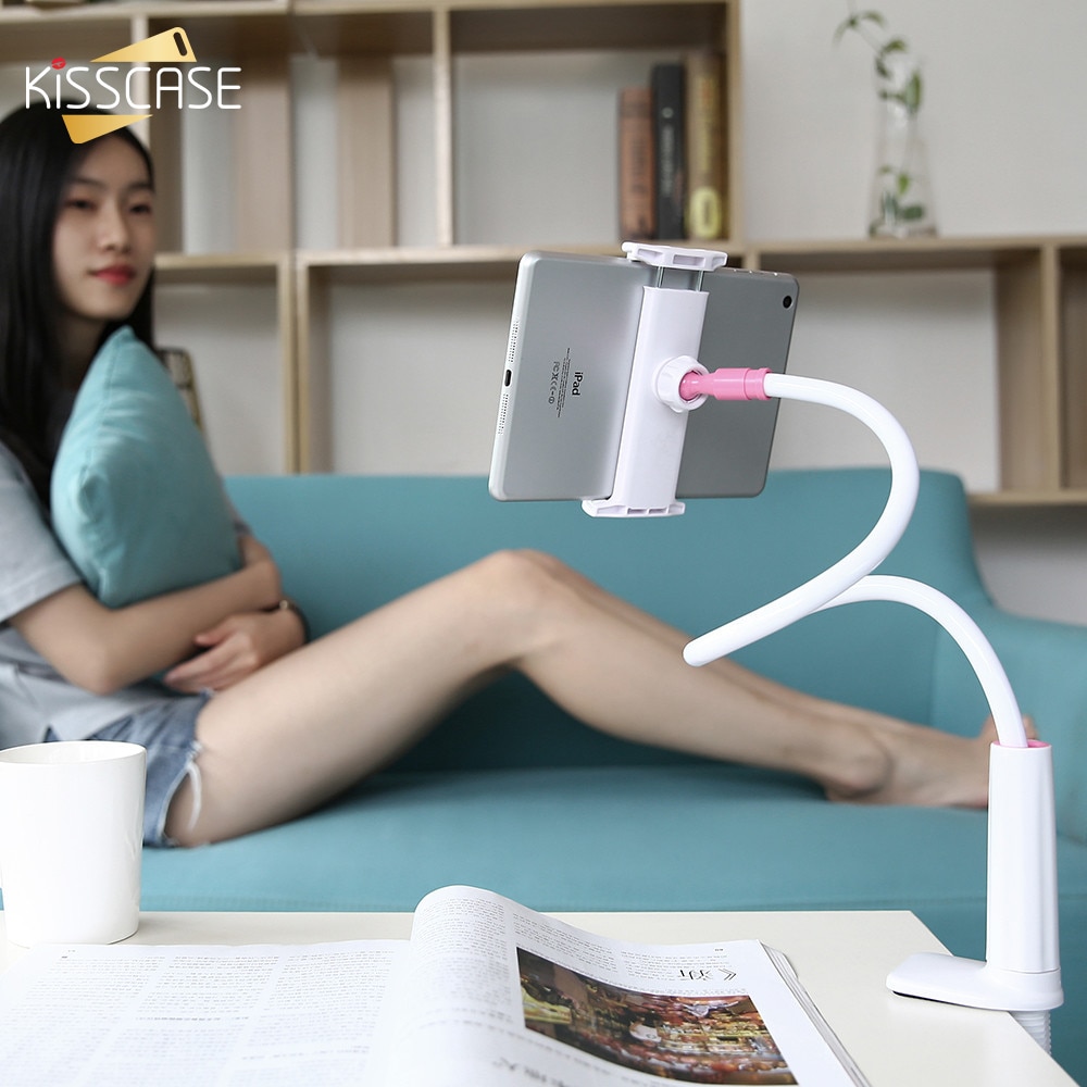 Kisscase Telefoon Lui Holder Vrouwen Mannen Lui Beugel 360 Flexibele Clip Mobiele Mobiele Telefoon Houder Desktop Slaapkamer Sofa Mount Stand