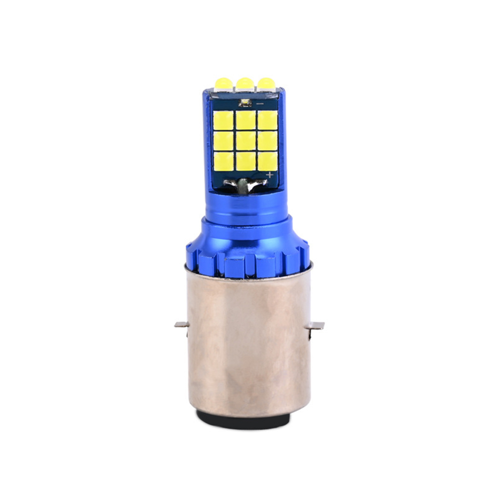 High Bright Motorcycle LED Headlight H4 H6 BA20D P15D Hi/Low Headlight Bulb Motor Driving Lights DRL Front Lamp 6000K White: army green