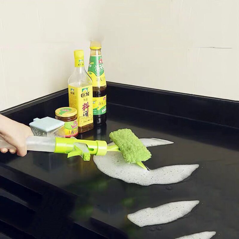 Brosse de nettoyage de vitres, essuie-glace, aérographe, grattoir, nettoyeur multifonctionnel, outils de nettoyage à domicile pour salle de bain