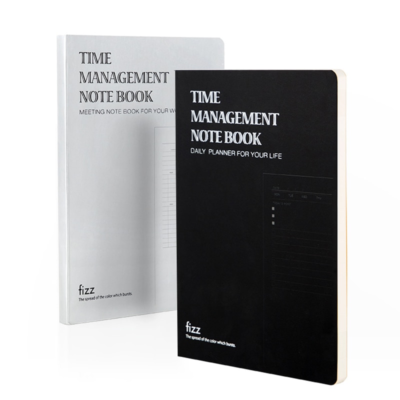 Kinbor A5 Notebook Time Management Notepad Efficiency Manual Plan Schedule Book Simple Office Daolin Inner Page Student