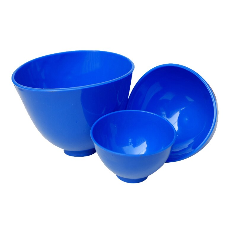 Cuencos mezcladores flexibles de alginato de impresión antiadherentes, 3 uds.