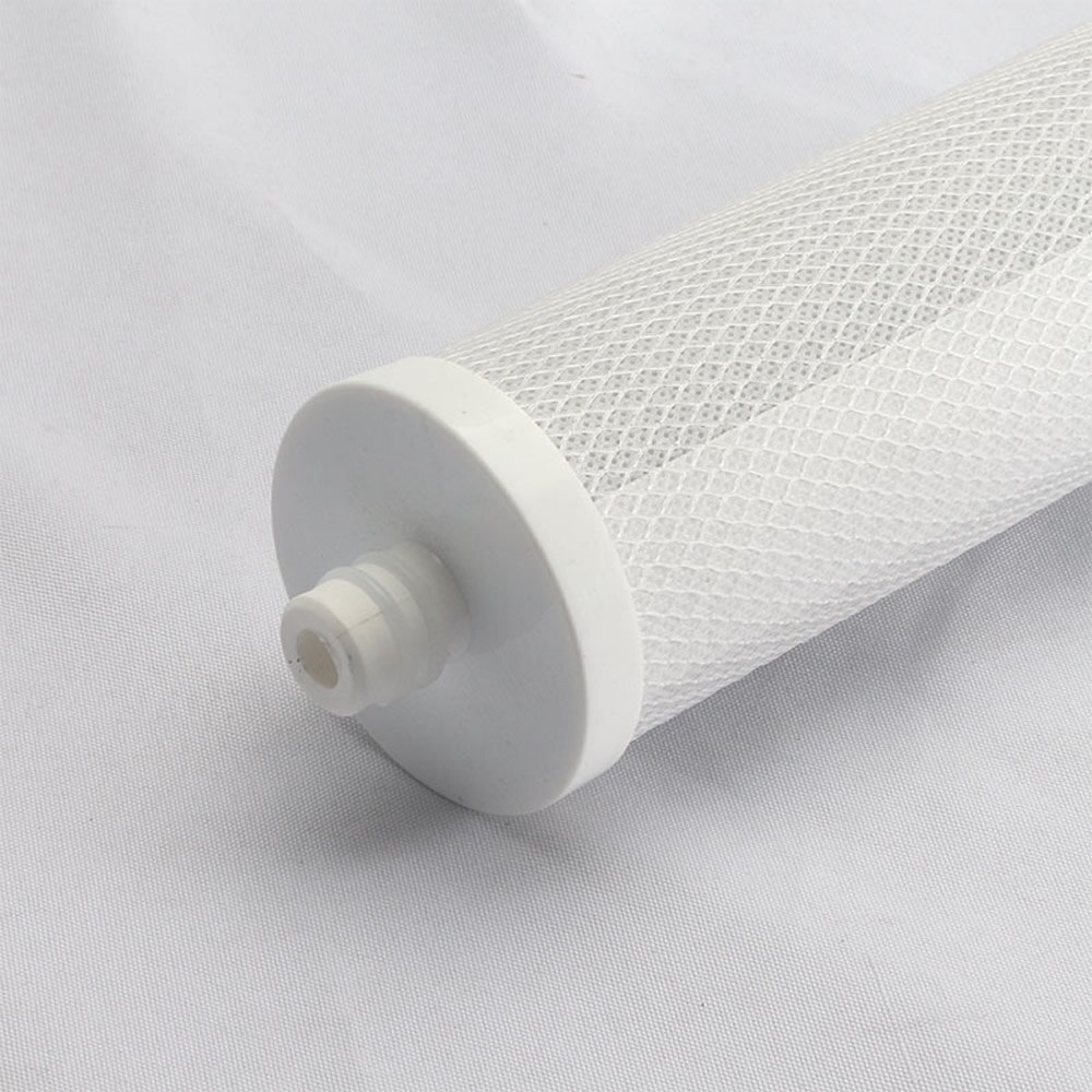 2 PCS 10 inch plug-in water purifier filter compressed activated carbon filter slot CTO filter sintered carbon universal filter