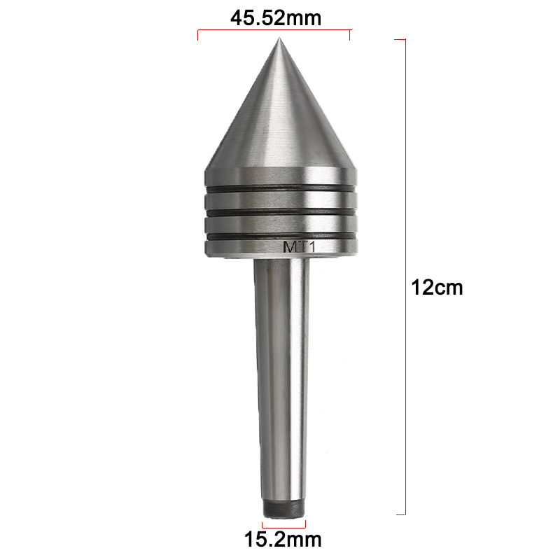 Live Center 60 Degree Point Heavy Duty Live Bearing Tailstock Center Taper Accuracy 0.001mm For Metal Or Wood Lathe Turning