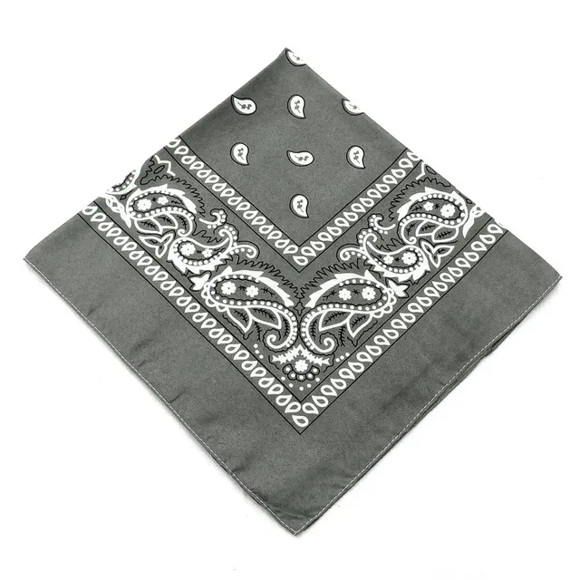 Hommes femmes bandana bandeau cowboy hommes motard sport chapeaux hip hop poignet bandeau simple face tête enveloppement écharpe: Beige