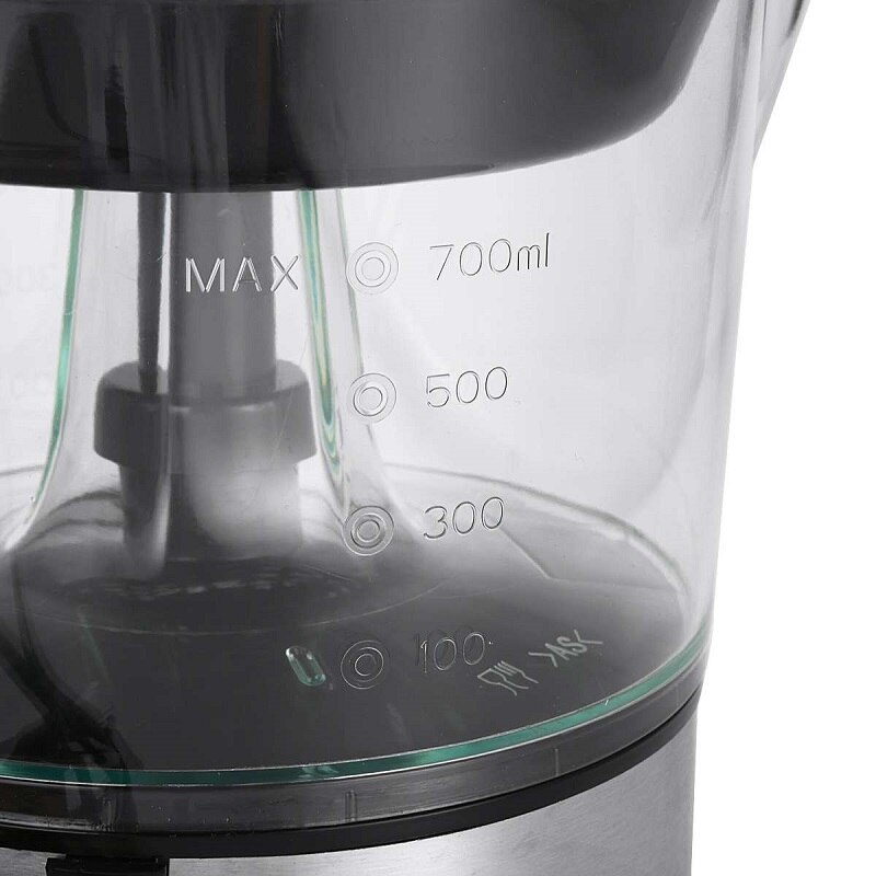Max Star Exprimidor Eléctrico de Zumos MS-6220 Potencia 40W 0.7L Extractor de Naranja, Limon y Fruta Exprimidor de Naranja Automatico Capacidad Totalmente Desmontable Potente y Resistente Electrodomésticos de Cocina