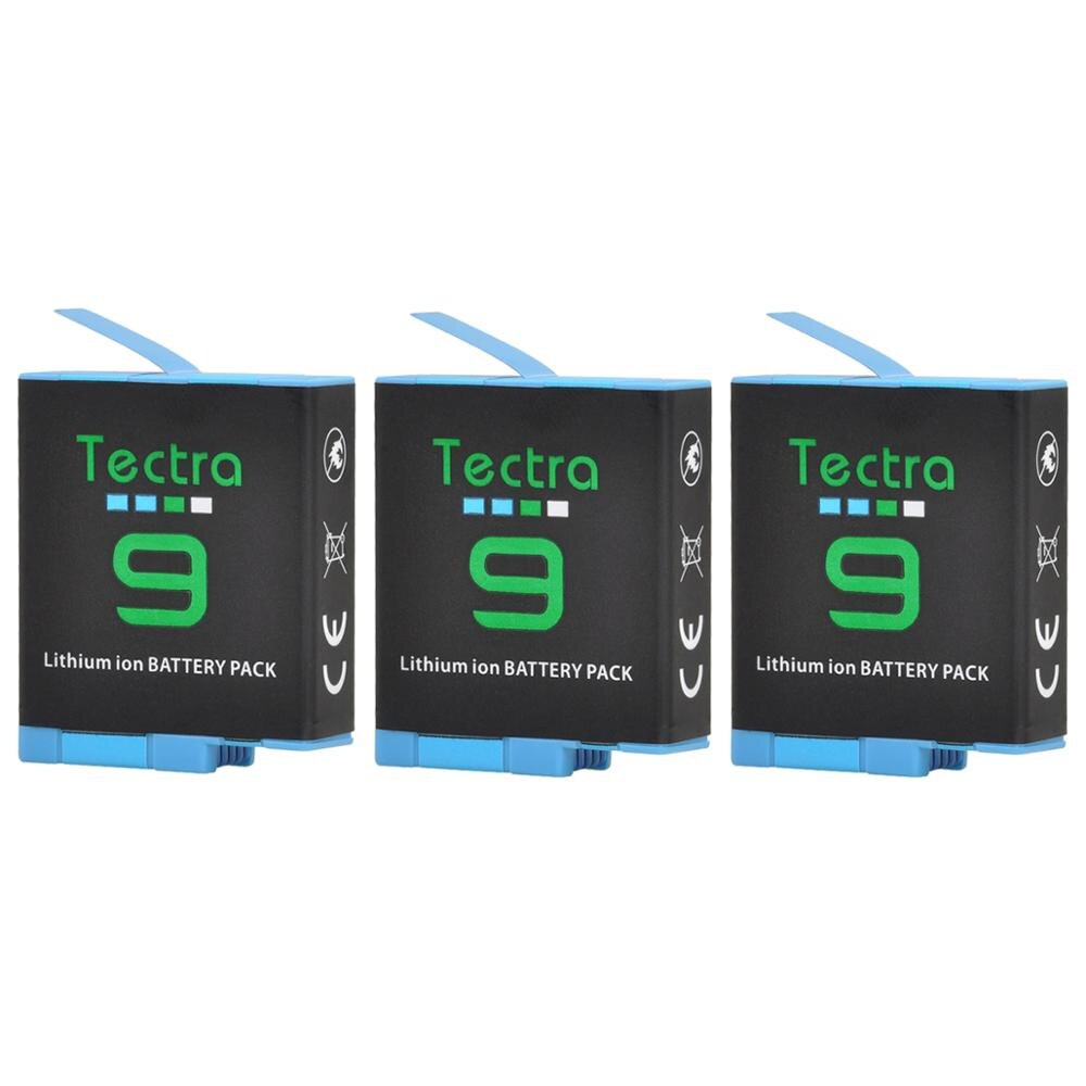 1780Mah 3.86V Camera Batterij Voor Gopro Hero 9 Hero 10 AHDBT-901 Batterijen &amp; Led 3-Slots Usb Charger: 3 batteries