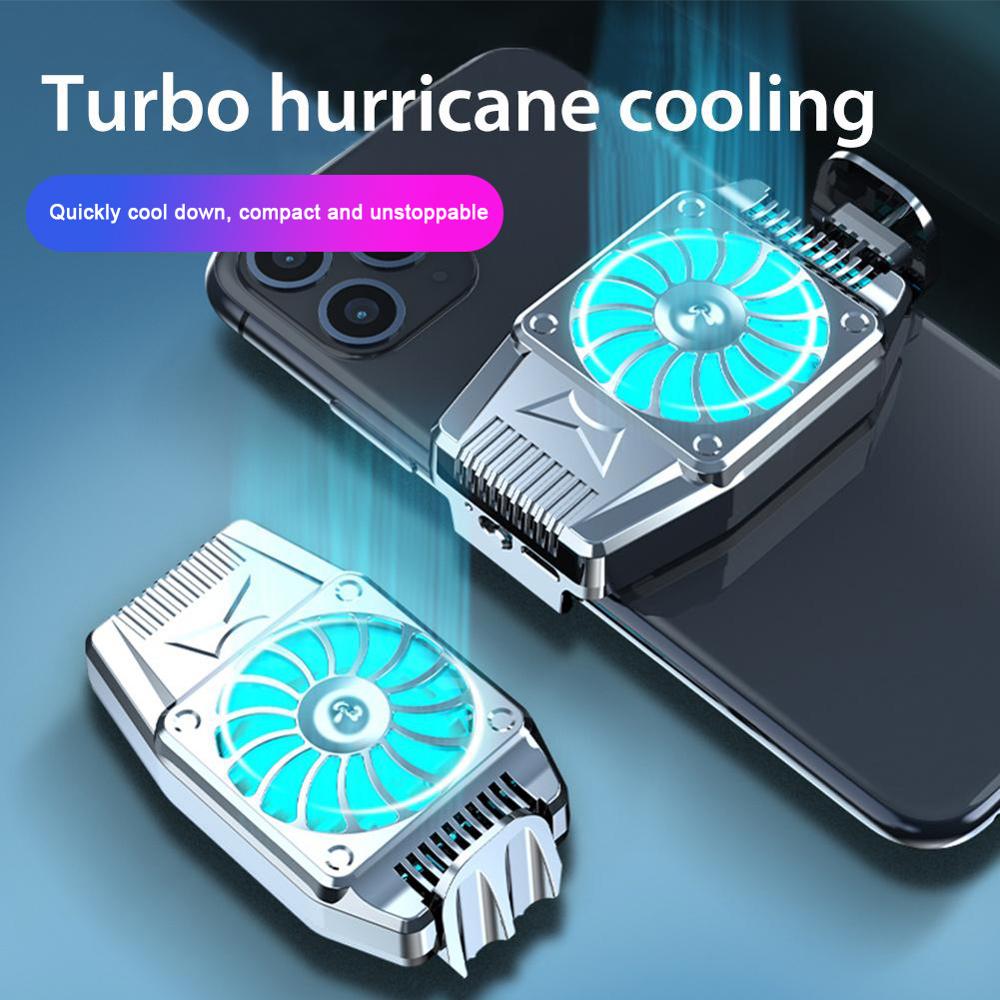 Draagbare Koelventilator Game Mobiele Telefoon Cooler Turbo Hurricane Usb Charge Mobiele Telefoon Radiator Cooler Voor Iphone/Samsung/xiaomi