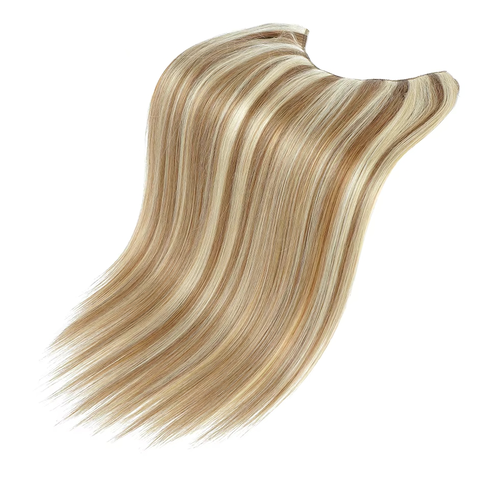 Resalte # 8/613 Clip recto en extensiones de cabello 100% cabello humano una pieza 5 Clips en extensiones de cabello humano 100 g/set cabeza completa: 22 pulgadas