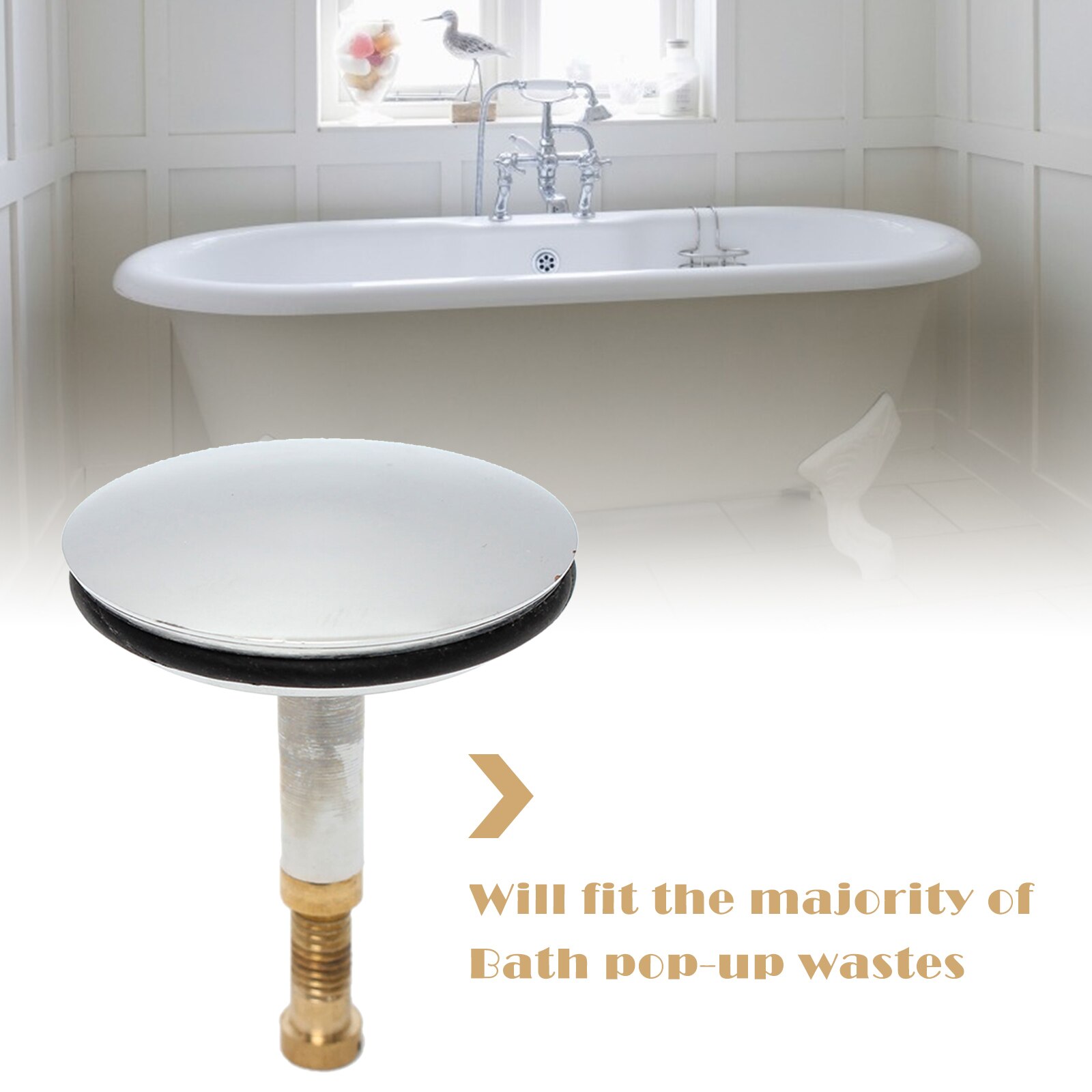 45mm Badewanne Stecker Bad Pop Up Abfall Stecker Küche Waschbecken Wasser Filter Bad Ersatz Badewanne Ablassen Sieb Bad Zubehör