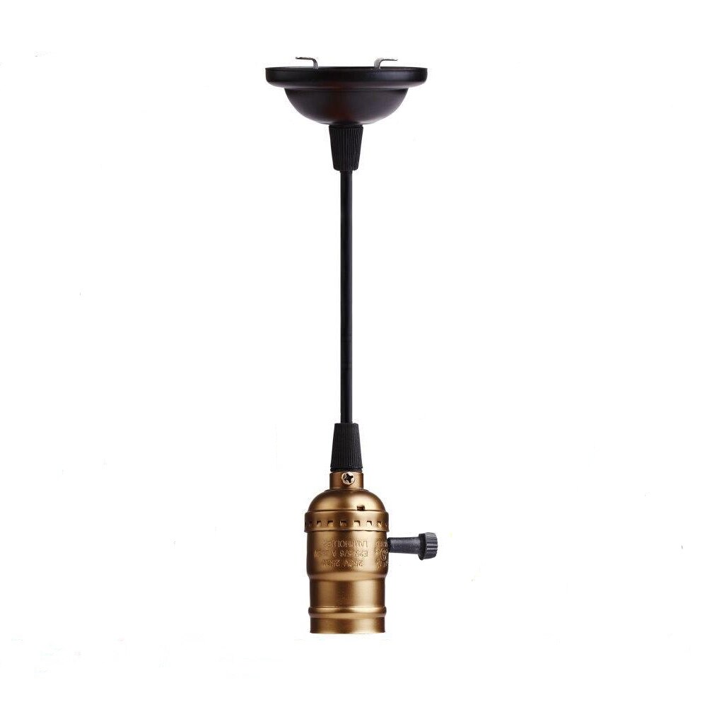 E27 Vintage Retro Lampvoet Houder Schroef Lamp Aluminium Shell Lamp Licht Schroef Socket 4 Kleuren Met Schakelaar 110V/220V: green 2
