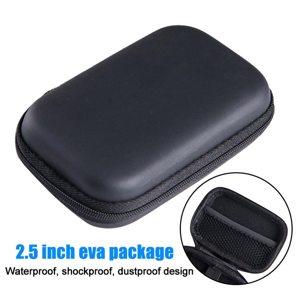 2.5 "hdd opbevaringstaske ekstern usb harddisk diskpose øretelefon taske usb kabel taske dækning til pc bærbar harddisk taske