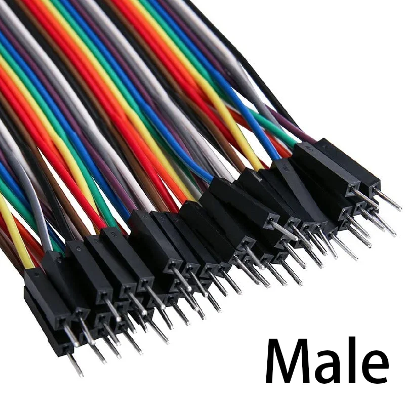 Jumper Wire 40PCS DuPont Line DuPont-kabelverbinding man op man + vrouw naar vrouw en man-vrouw voor Arduino DIY KIT