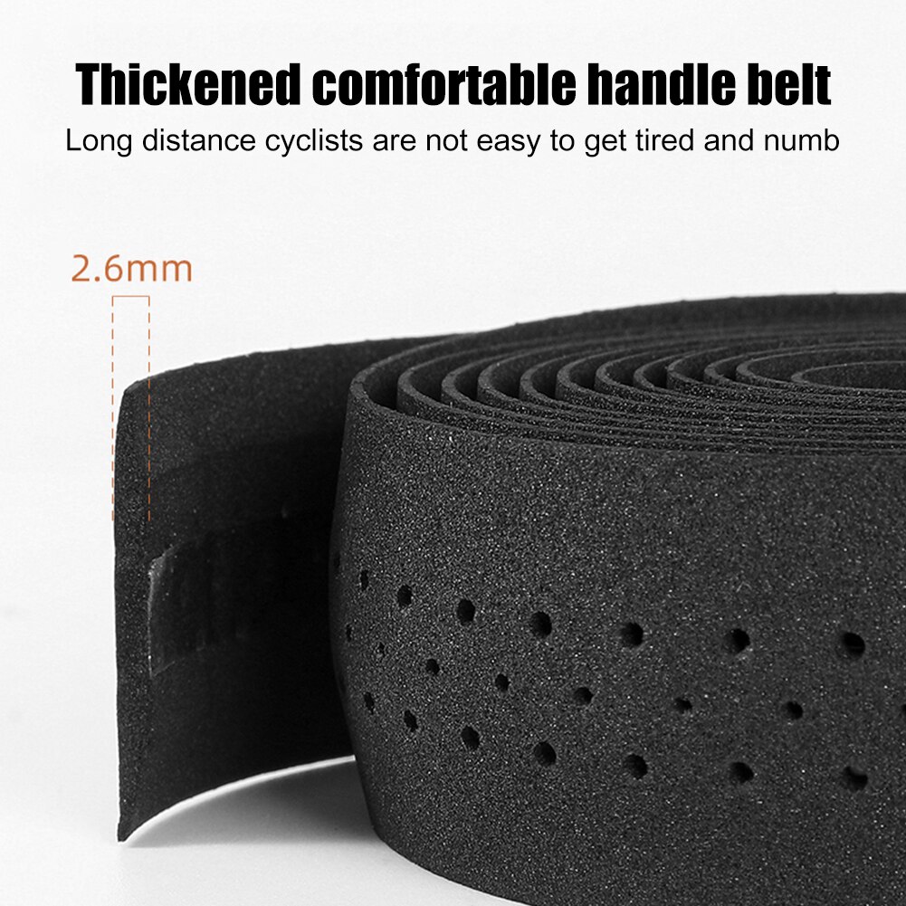 Cinta de goma EVA para manillar de bicicleta de montaña, resistente al desgaste, antideslizante, engranaje fijo, cubierta de volante, accesorios de ciclismo