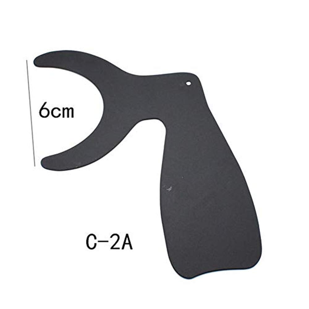 1 Stuks Tandheelkundige Orthodontische Zwarte Achtergrond Bord Foto Beeld Contrast Orale Wangplaat Met Schaal Mark Autoclavable Tools: CORAL