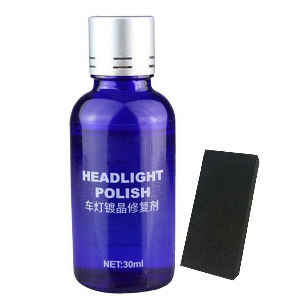 Equipment Headlight Polish Cleaning tool Blue Fluid Restoration Scratch