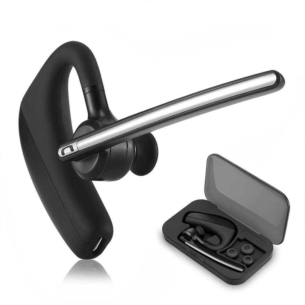 K10 Bluetooth Headset Draadloze Koptelefoon Business oordopjes Handsfree Rijden Koptelefoon met Microfoon voor iPhone samsung huawei xiaomi