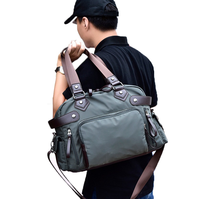 Top-handle Men Bags Travel Men and Women Suitcase Bag Oxford Cloth Waterproof Large Capacity Travel Package