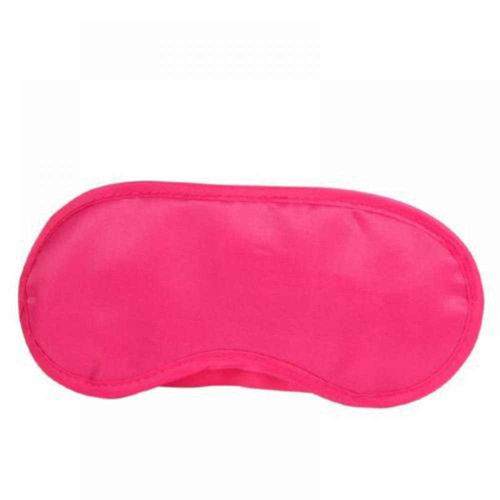 Eye Mask Eye Shade Nap Cover Travel Office Sleeping Rest Aid Cover Blindfold Eye Patch Travel Accessories: rose red