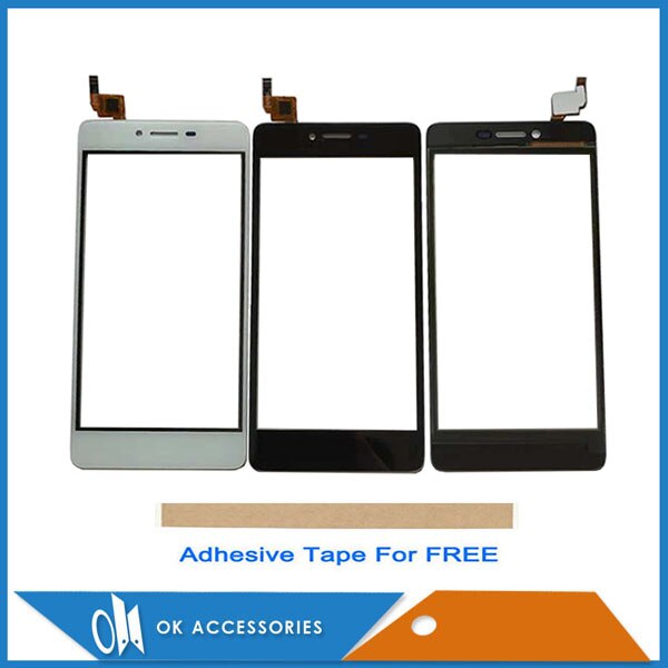 Goud Wit Zwart Kleur 5.0 Inch Voor Micromax Canvas Magnus Q421 Touch Glas Touch Screen Sensor Panel Digitizer Met Tape