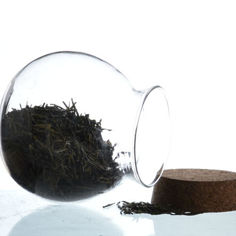 Diameter = 15Cm Big Size Kurk Deksel Glazen Fles Micro Landschap Glas Terrarium Vaas Woondecoratie Thee Opslagtank