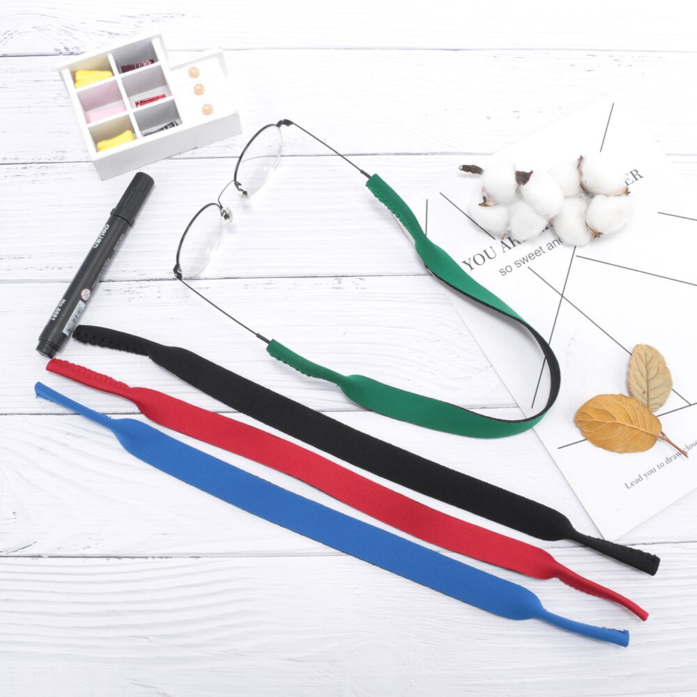 Snoepkleurige elastische siliconen brillenbandjes zonnebrilketting sport antislip koord brillenkoorden band koordhouder zomer