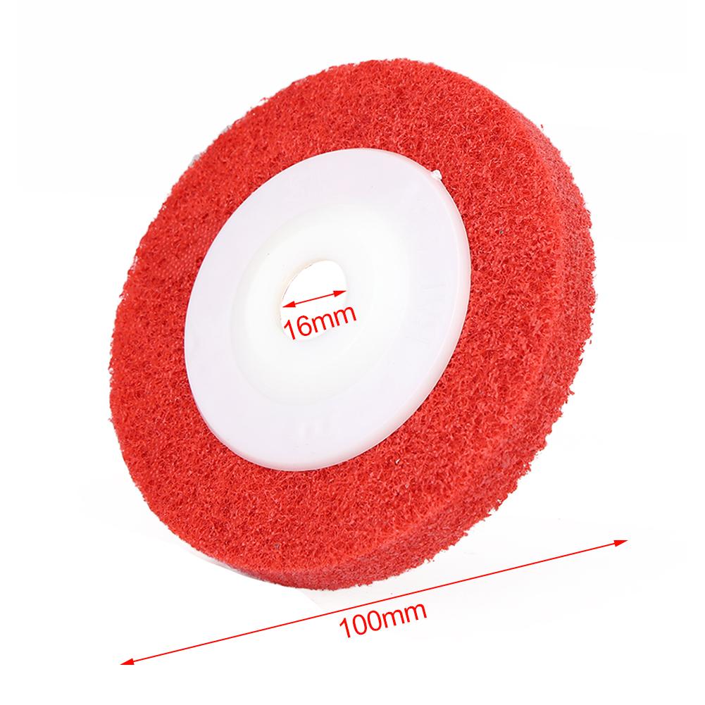 Nylon Fiber Polishing Wheel Non-woven Abrasive Wheel Metal Grinding Disc Premium Anti-Blocking Polishing Deburring Grinding Disc