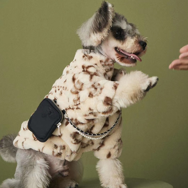 Varm vinter kæledyr hundetøj til små hunde kæledyr hvalp kostume fransk bulldog outfit frakke pelsjakke chihuahua tøj  b1080