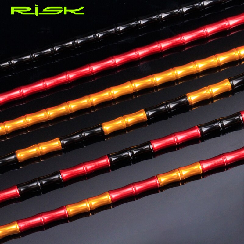 RISK Bicycle Brake Cable Set Derailleur Shift Housing Aluminum Alloy Links MTB Road Bike Brake Housing Shifting Wires Line