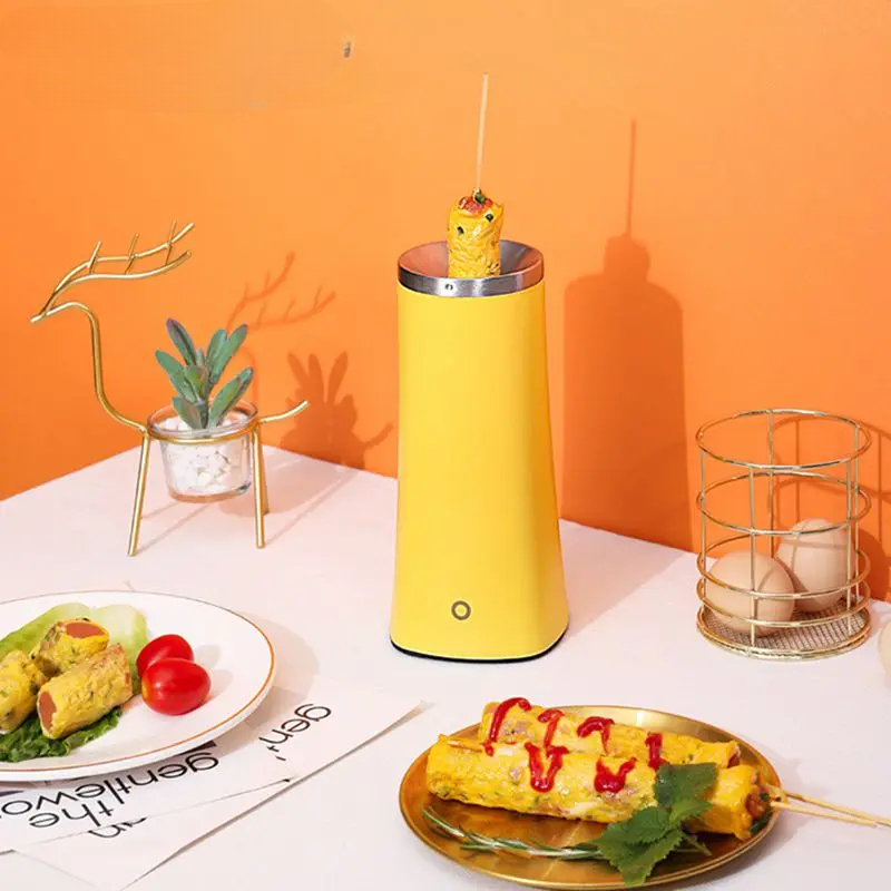 Máquina automática de cozinhar rolo de ovo subindo aquecimento rápido antiaderente omelete salsicha padeiro cachorro-quente fabricante de café da manhã