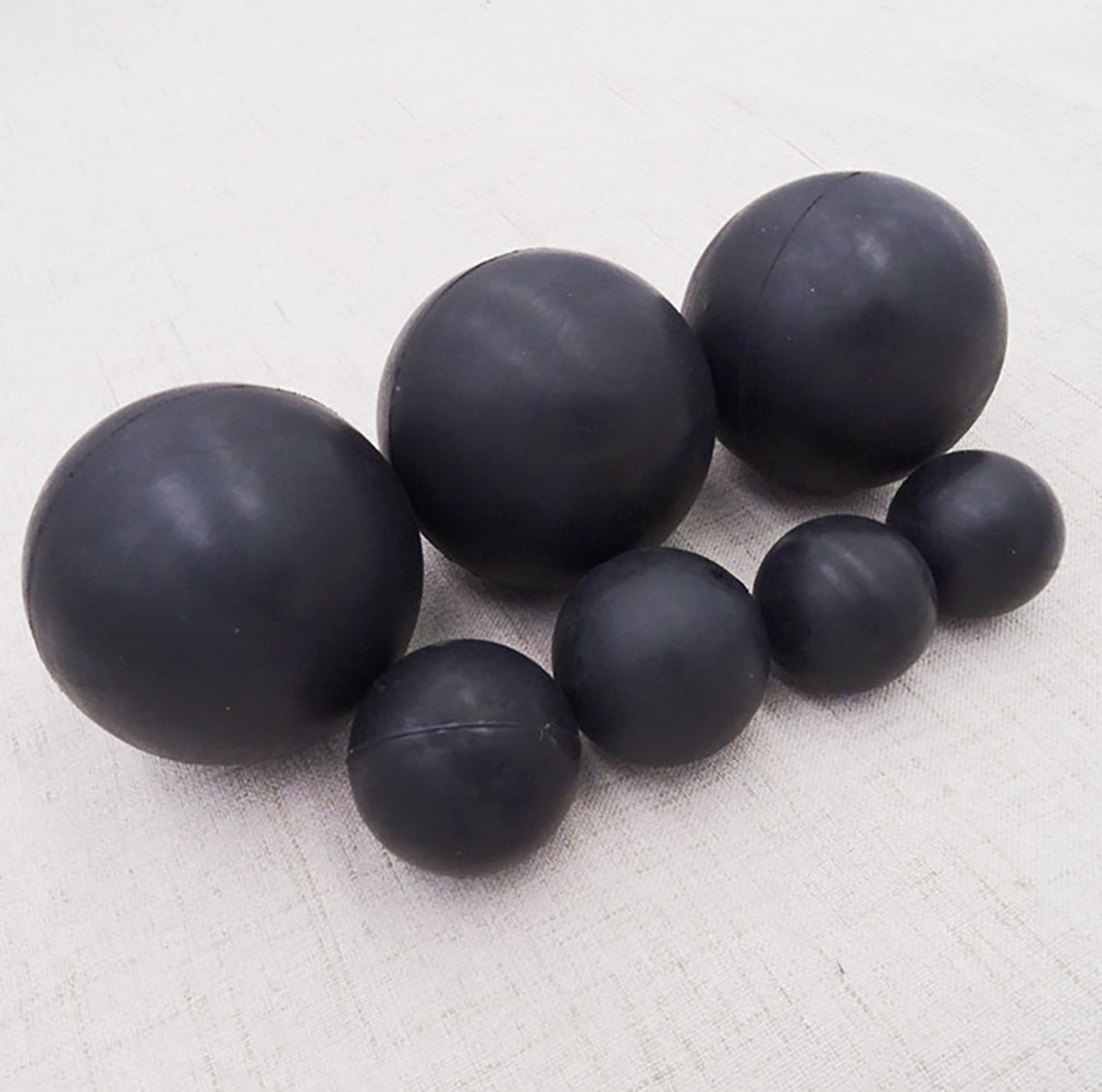 10 st svarta solida gummibollar runda tätande gummibollar industriella gör-det-själv-delar diameter 2/2.5/3/3.5/4/4.5/5/5.5/6/6.8-20mm