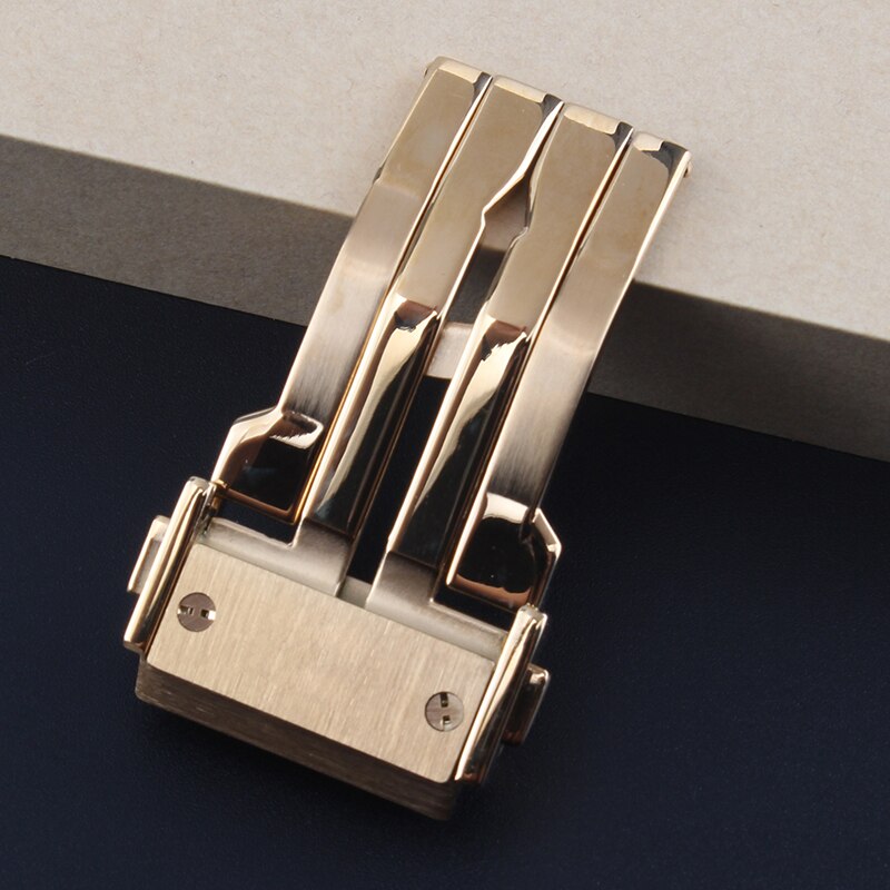 18mm 20mm 22mm For Hublo t Stainless Steel Deployment Clasp Watch Accessory Butterfly Buckle Silver Black Gold Folding buckle