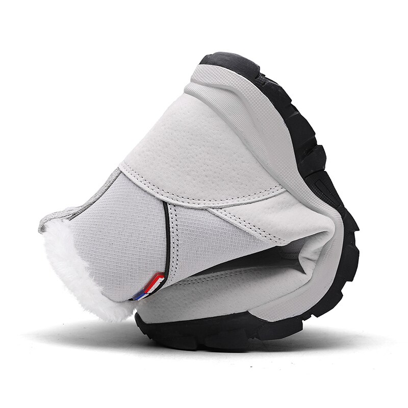 Tuinanle Vrouwen Winter Laarzen Mode Waterdicht Doek Zwarte Vrouwen Schoenen Warm Pluche Schoenen Enkel Botas Motorcycle Laarsjes