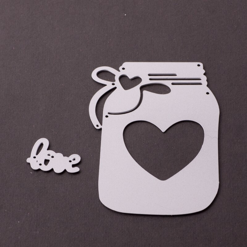 Metalen Zorgzame Fles Stansen Sterft Voor Scrapbooking/Diy Pasen Bruiloft Halloween Pasen Kaart