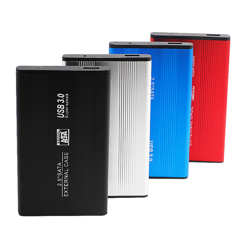 Caja de disco duro de 2,5 pulgadas, carcasa de disco duro USB 3,0, carcasa externa SATA de 2,5 pulgadas, compatible con carcasa de disco duro externo móvil de 6Gbps para PC y portátil