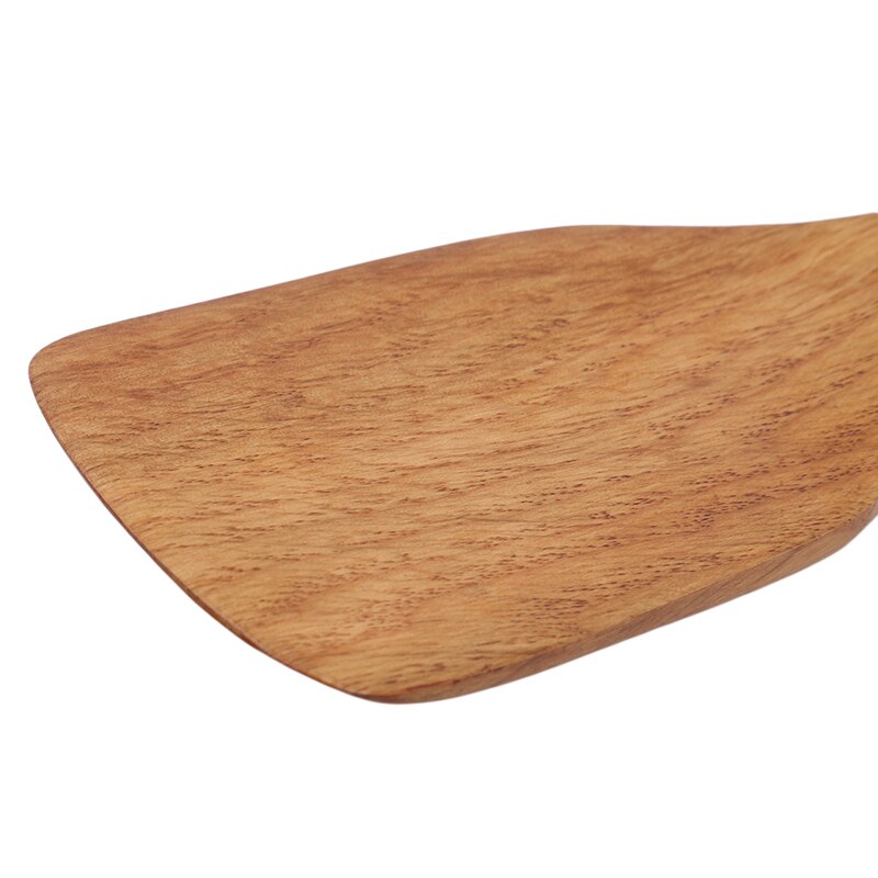 Nonstick træske spatel kok køkkenredskaber madlavning sundhed langhåndterede specielle træskovl madlavningsværktøjer