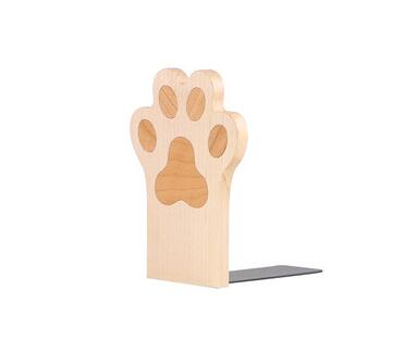 Creatieve Hout Poot Boekensteun Thuis Decoratieve Boek Stand Boek Lezen Houder: Light Yellow