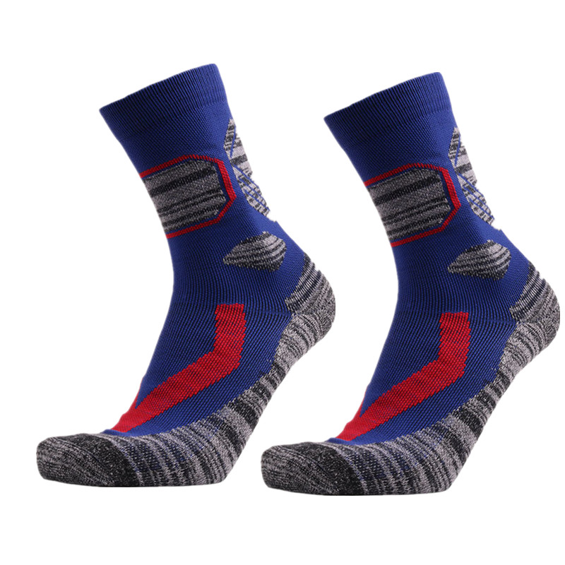 Mannen Vrouwen Winter Warm Ski Sokken Outdoor Wandelen Fietsen Sport Sok Dikker Snowboard Ademend Thermosocks Katoen Skiën Sokken: sapphire