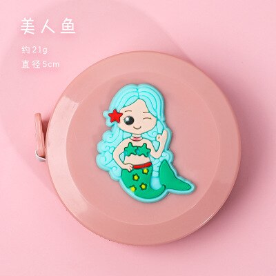 Cute Mini Tape Measure Fun Cartoon Portable Tape Measure Multifunctional Measuring Tool Measurements Leather Tape Measure: 7