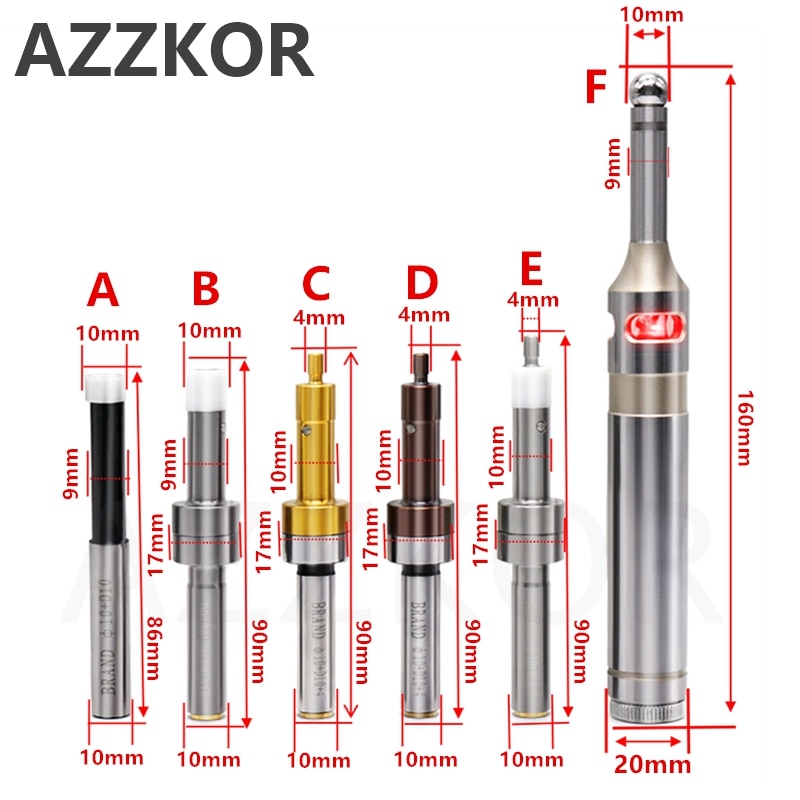 Mechanical Edge Finder Position Testing For Cnc Tool Holder High NON Magnetic Rod With Beep Photoelectric Chirping standard 10mm