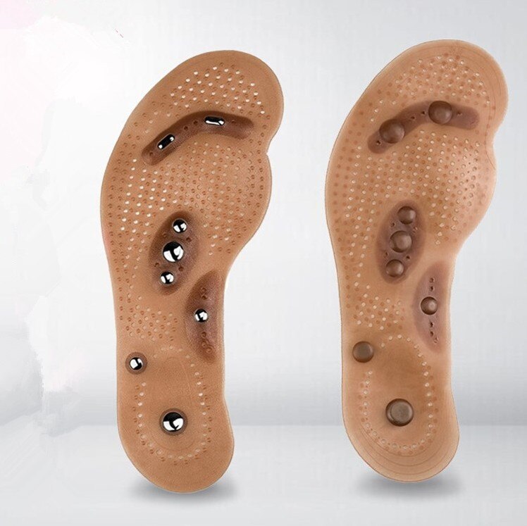Semelles de Massage pour hommes et femmes, thérapie magnétique, perte de poids, favorise la Circulation sanguine, aimant pour les pieds, soins de santé