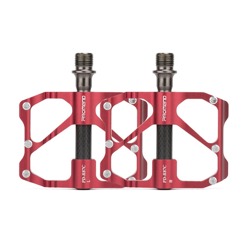 PROMEND Mtb Pedal Quick Release Road Bicycle Pedal Anti-slip Ultralight Mountain Bike Pedals Carbon Fiber 3 Bearings Pedale Vtt