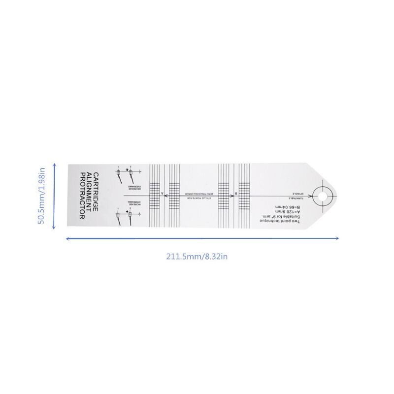 Measuring Ruler Pickup Calibration Distance Meter Record LP Vinyl Turntable