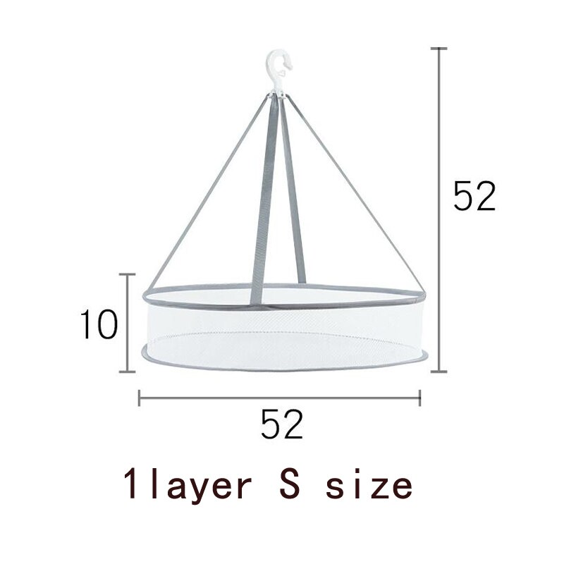Kleren mand tuin drogen van kleding mand waslijn betegeld drogen Sokken ondergoed rekken netto pocket: 1layer S size