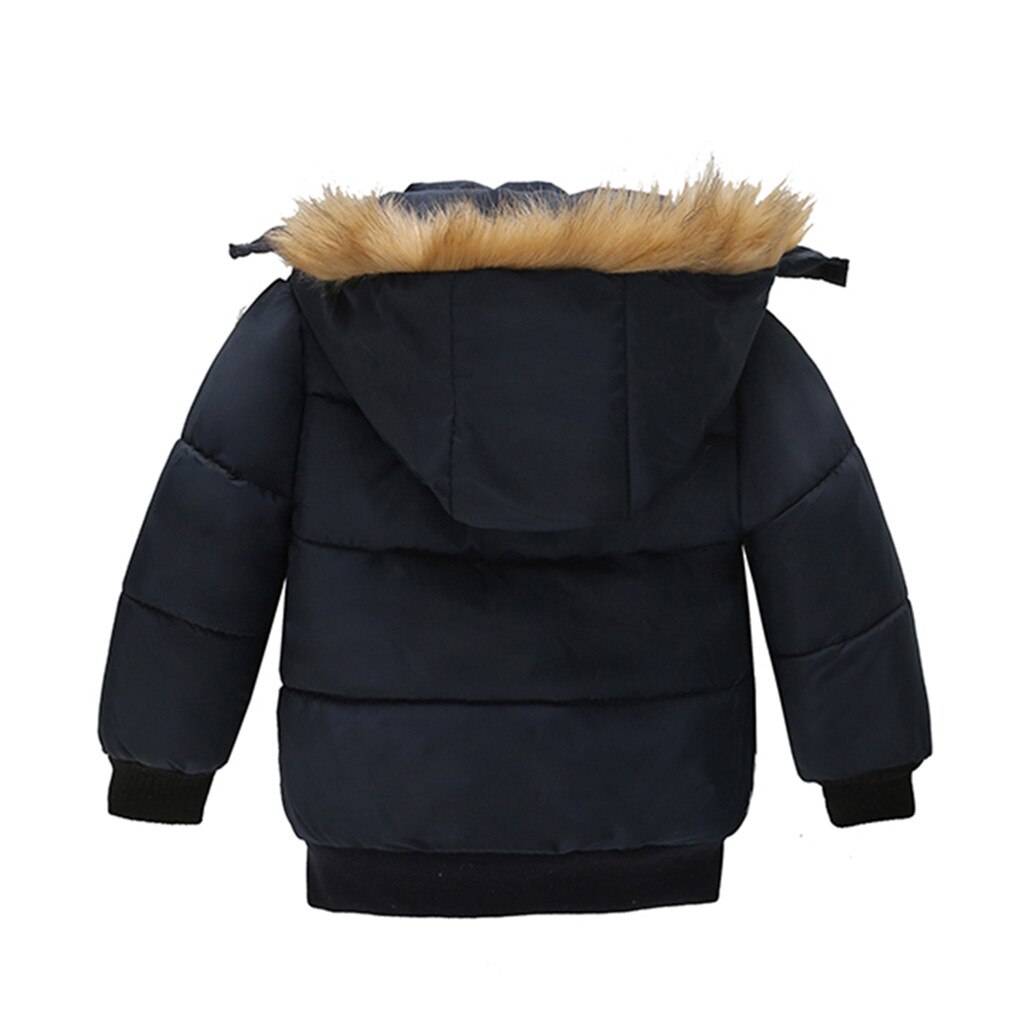 Baby Puffer Jacket Winter Hooded Coat For Boys Girls Clearance Sale Toddler Autumn Fleece Padded Zip 3 4 Years