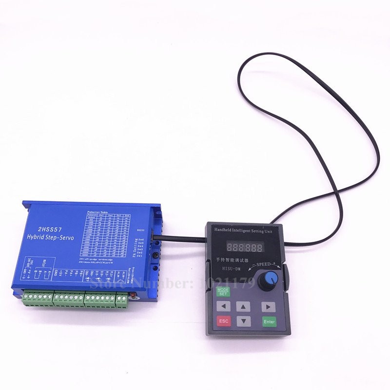 57 86 2HSS57 2HSS86H Gesloten-lus Motor Driver Handheld Intelligente Instelling Unit Nema 23 34 Driver Parameter Onderverdeling Instelling