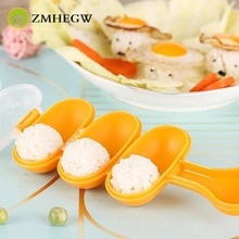Moldes de bolas de arroz para hacer sushi, juego de utensilios de cocina, cuchara para cocina, mutfak malzemeleri