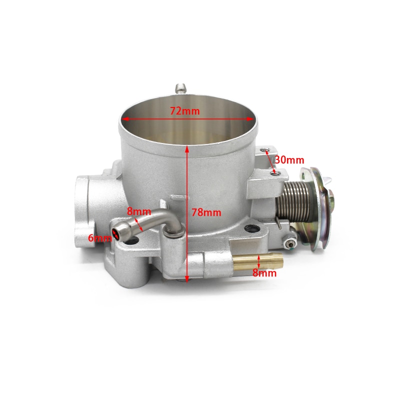 70mm Aluminum Intake Manifold Throttle Body fit For Honda B16 B18 D16 F22 B20 D/B/H/F EG EK H22