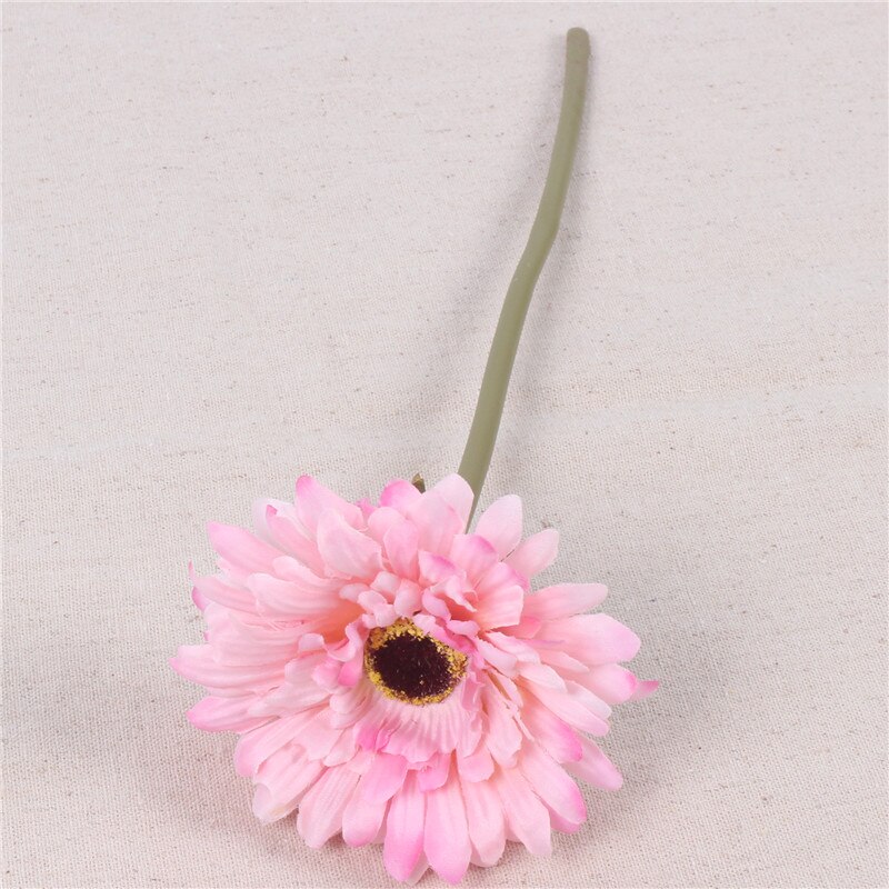 1PCS African chrysanthemum flower wedding flower artificial flower silk flower decoration for home table accessorie: Pink